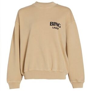 ANINE BING- Jaci sweatshirt Bing in LA 2012 (sand) size Medium